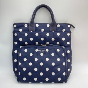 K7493 Kate Spade The Little Better Sam Sunshine Dot Convertible Backpack